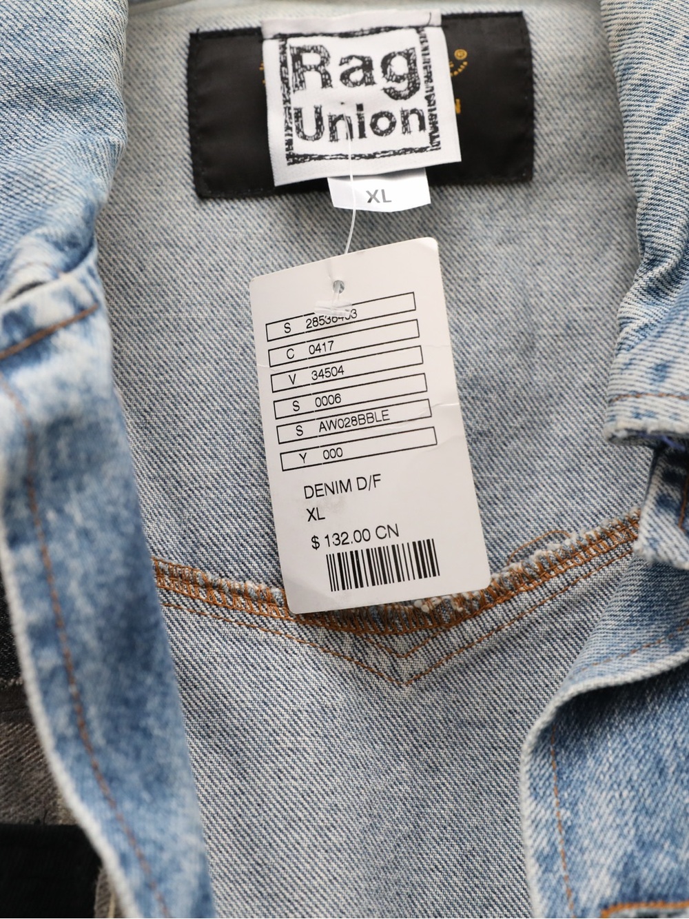 NWT Rag Union Reconstructed Wrangler - Picture 4 of 13
